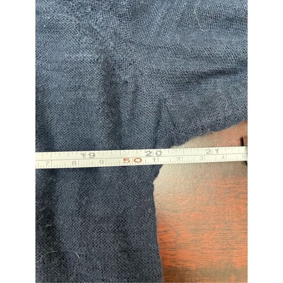 Loft Outlet Navy Button Up Blouse Size Large - Picture 6 of 6